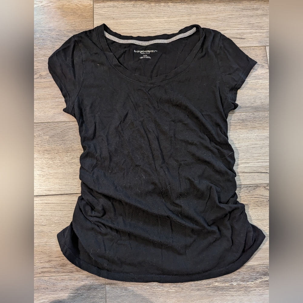 Target black maternity shirt